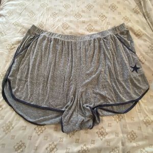 Grey sleep shorts plus size
